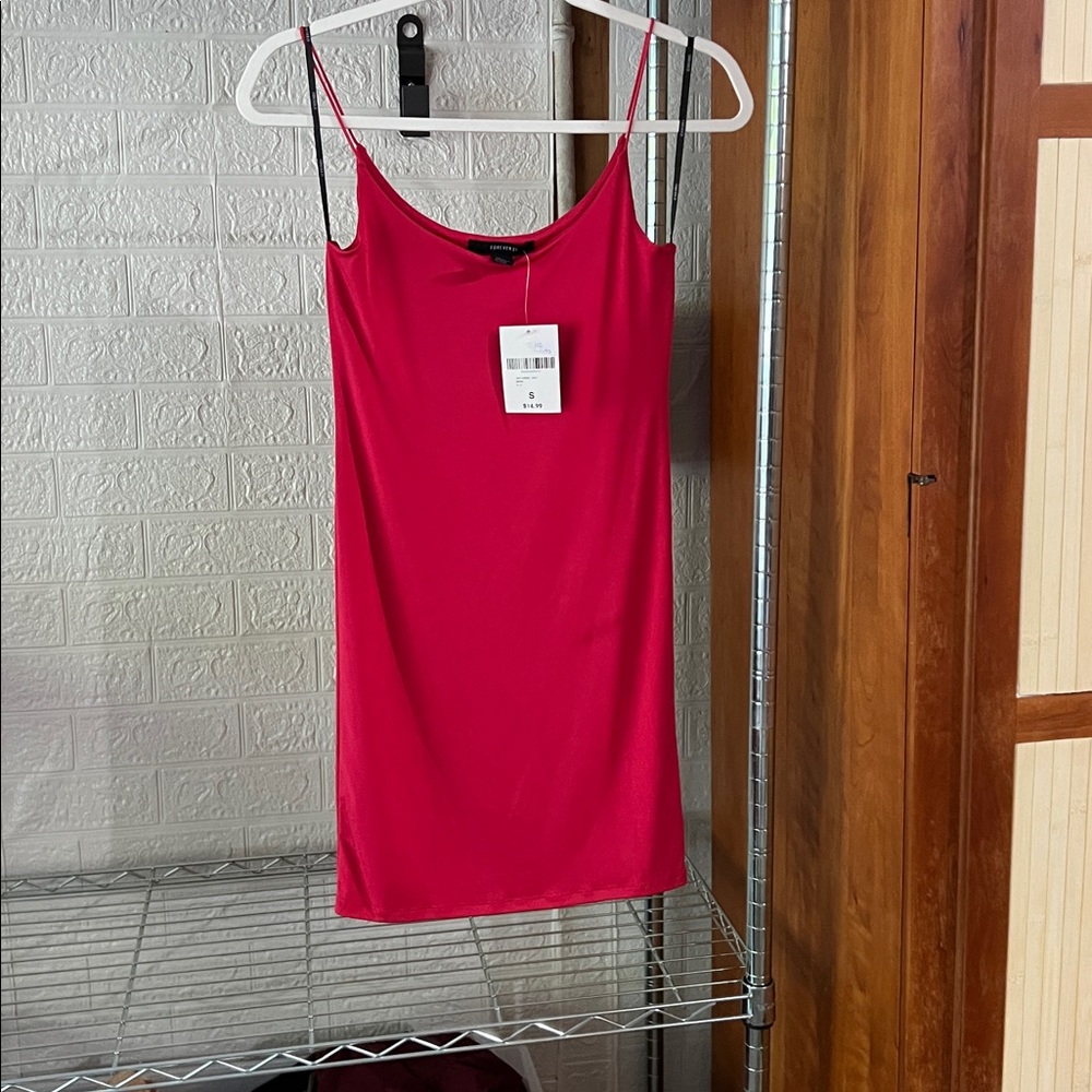 Forever 21 Vibrant Pink Dress